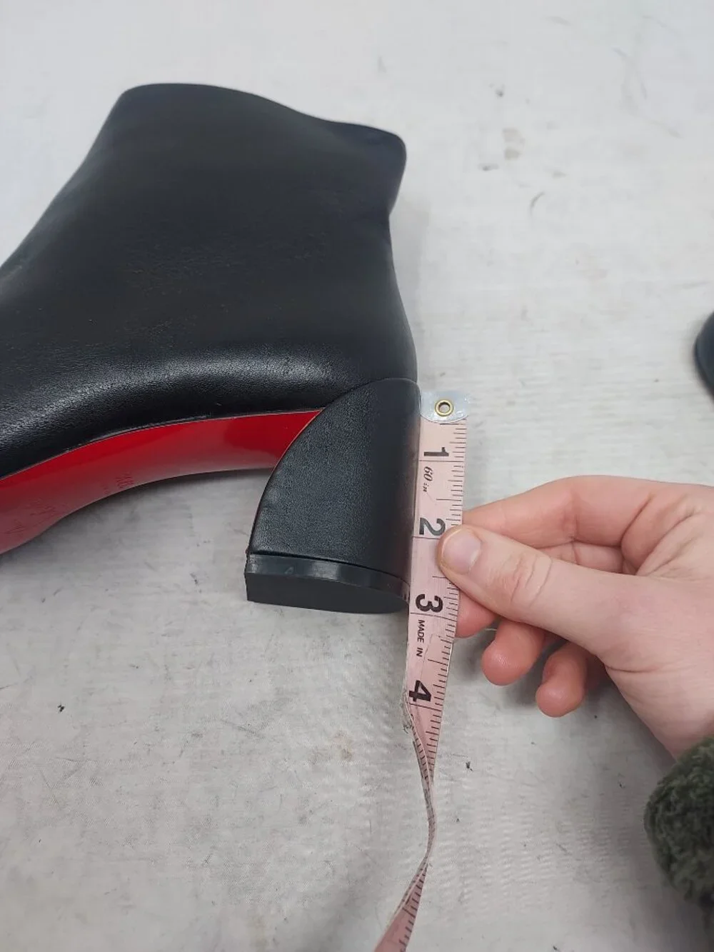 Christian Louboutin Black Turela Leather Ankle Boot